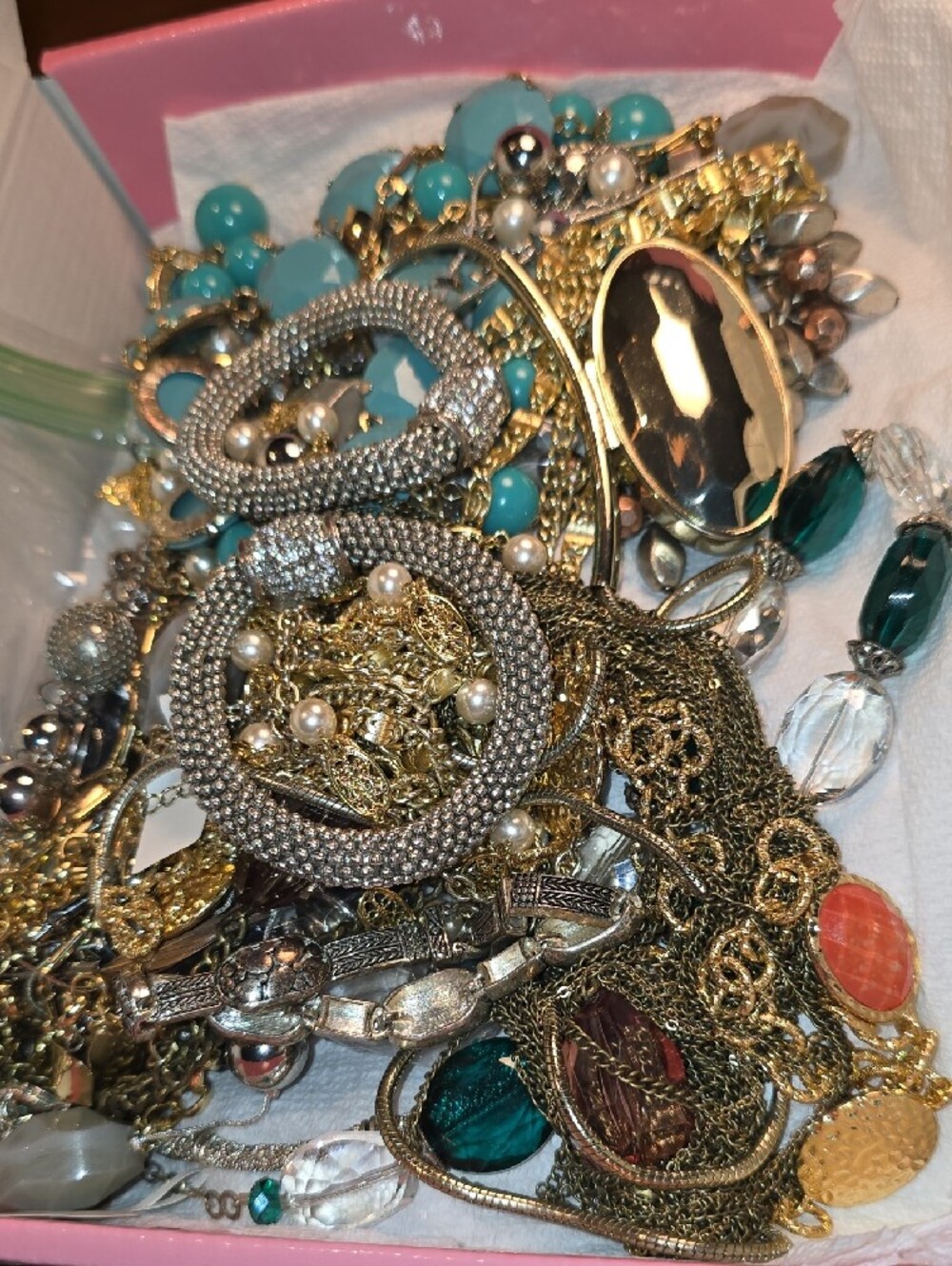 4.10 Jewelry Lot Jar Dig Mystery Box
